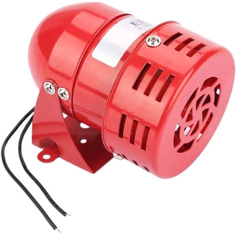 Mini Sir Ne Filaire V Db Rouge Alarme De Moteur En M Tal Son