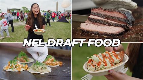 Everything I Ate At The Nfl Draft Youtube