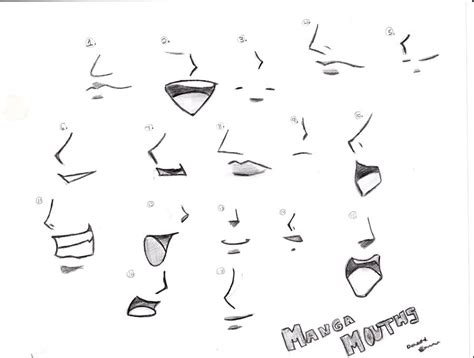 Manga Mouths By Kota3214 On Deviantart