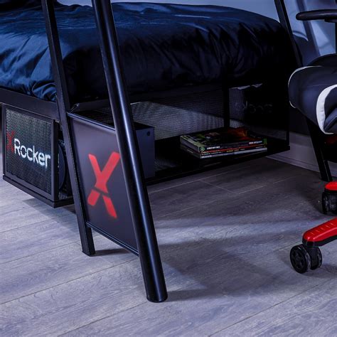 X Rocker Armada Gaming Bunk Bed With Desk