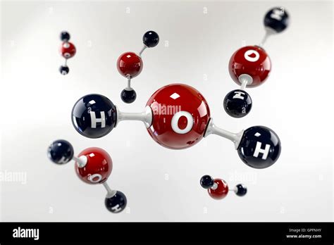 Water Molecule D High Resolution Stock Photography And Images Alamy