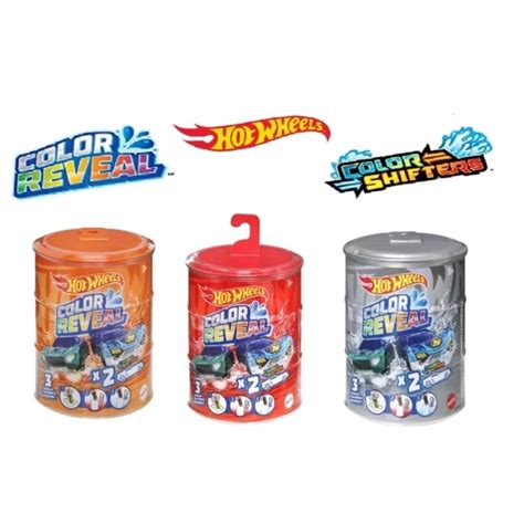 Hot Wheels Color Reveal Color Shifters 2 Cars Per Pack Color Changing