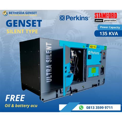 Jual Harga Genset Perkins 135 Kva Supplier Genset Surabaya Shopee