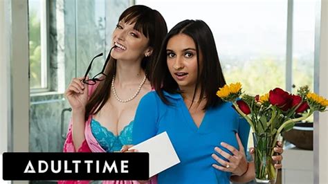 Adult Time Milf Besties Lexi Luna Penny Barber Share Stepdaughter Natalie Brooks Juicy Pussy