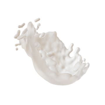 Liquid Splash 3d Transparent PNG, White Milk Liquid Splash 3d Element ...