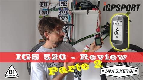 IGPSPORT IGS520 Parte 2 Review YouTube