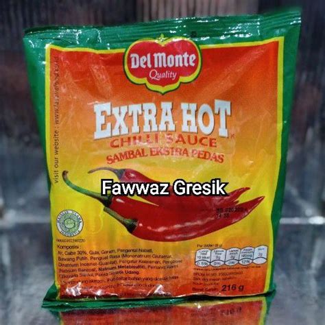 Jual Delmonte Saus Sambal Extra Hot Sachet Pcs X Gram Gr Shopee Indonesia