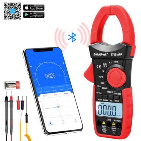 Digital Zangen Multimeter Ac Dc Zangenmessger T Stromzange Bluetooth