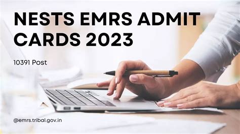 Nests Emrs Admit Cards Is Going To Release For Teaching And