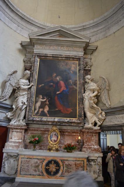 Chiesa Di Santa Maria Del Popolo Roma Altare Transetto Destro