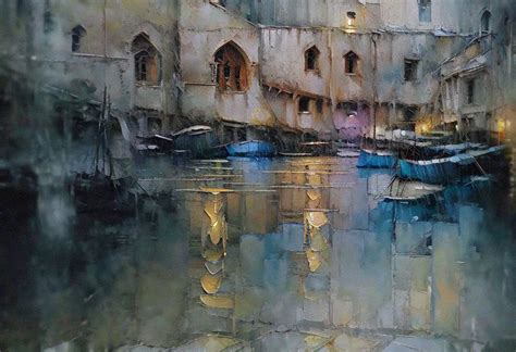 Venice Canal oil painting by Artistic3vil on DeviantArt