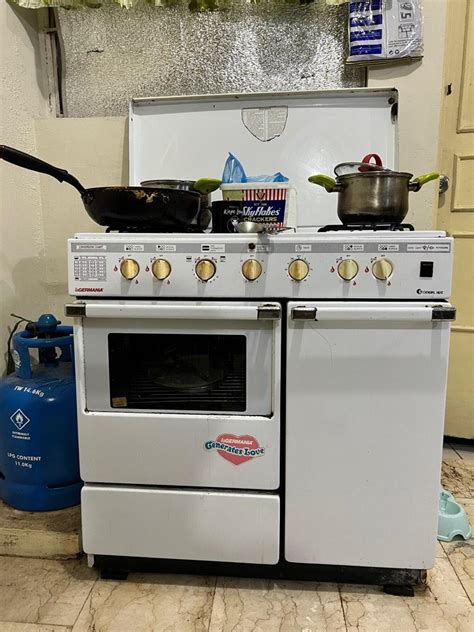 La Germania Gas Range With Gas Oven Tv Home Appliances Kitchen