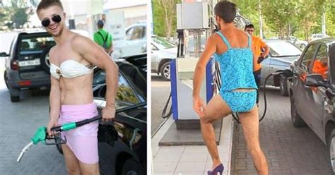 A Gas Station Tells Customers They Will Get Free Fuel For Anyone Who Wears A Bikini And High