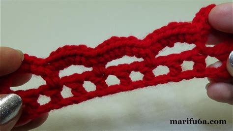 Crochet Simple Lace Edging Free Pattern Tutorial By Marifu6a Youtube