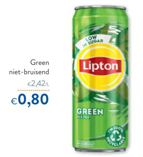 Lipton Ice Tea Green Niet Bruisend Promotie Bij OKay