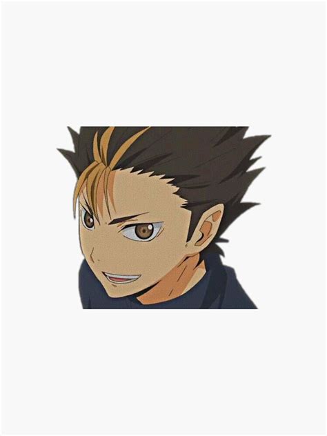 Haikyuu Nishinoya Sticker Sticker For Sale By Hannieluxy Redbubble