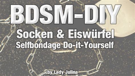 Bdsm Diy Exciting Selfbondage With Socks And Ice Cubes German Brunette Porn XHamster
