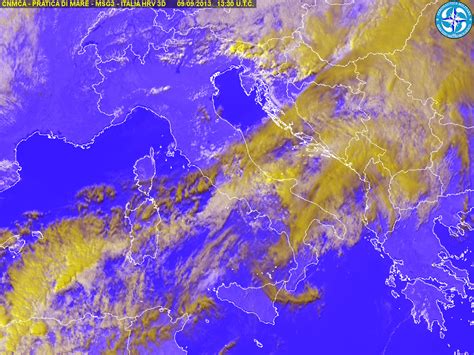 La Situazione Meteo LIVE Sull Italia Molte Nubi Qualche Pioggia