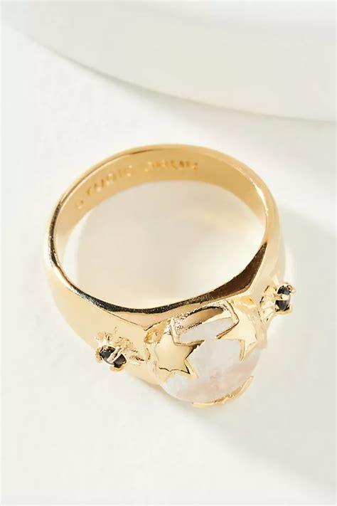 Studio Grun Luna Signet Ring Anthropologie