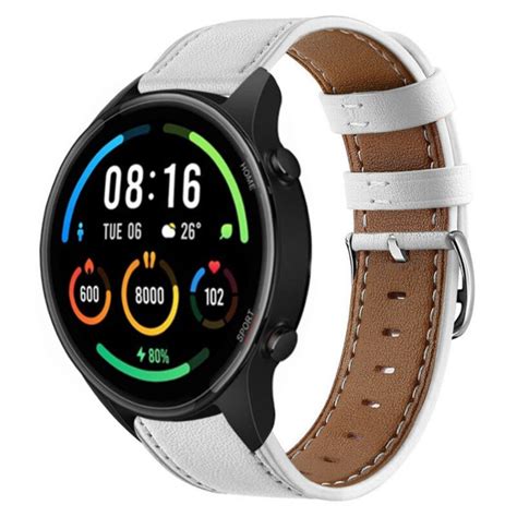 Correa Cuero Xiaomi Mi Watch Blanca Correasmartwatch Es