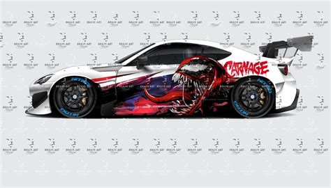 Carnage Car Decal American Superhero The Marvel Comics Character