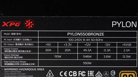 XPG Pylon 550W Power Supply Review | Tom's Hardware