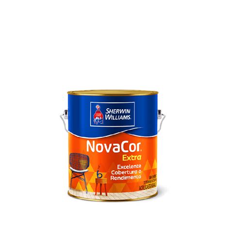 Novacor Acr Extra Mais Rendimento Semi Brilho Branco L Tintas Palmares