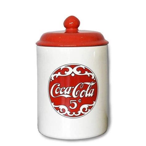 Coca Cola 5 Ceramic Cookie Jar 6 W X 9 H X 6 D Bed Bath And Beyond