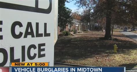 Multiple Burglaries Reported In Midtown Area