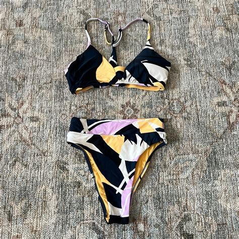 High Waisted Bikini Set Sea Folly Size 6 Depop