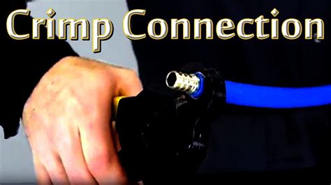 How To Crimp And Decrimp Pex Tubing Youtube