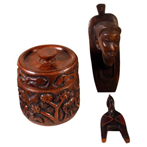 African Vintage Wood Carving For Sale At Stdibs