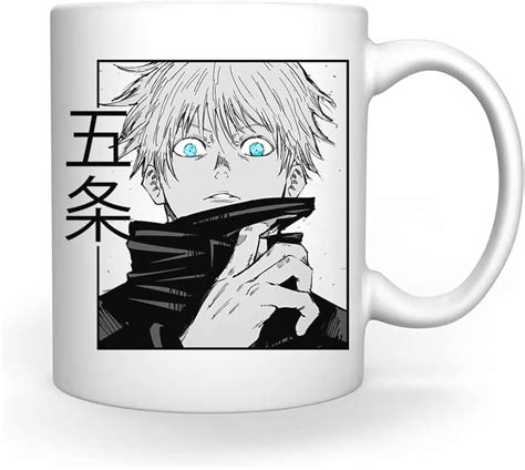 Gojo Satoru Jujutsu Kaise Kubek Biały Na Kawę Herbata Cappuccino Cocoa