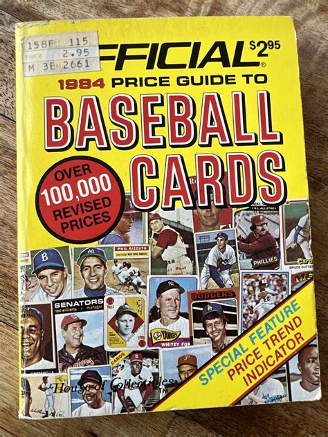 The Official 1984 Beckett Price Guide To Baseball Cards Paperback Book