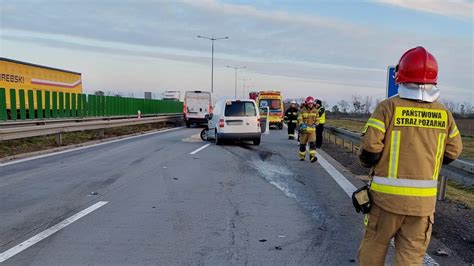 Wypadek na autostradzie A4 na Dolnym Śląsku Kierowca zasnął podczas