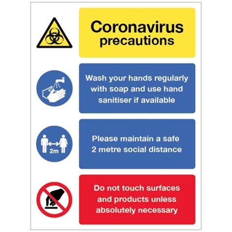 Coronavirus Precautions Multi-Message