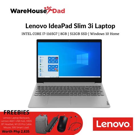 Lenovo Ideapad Slim 3i 14itl6 82h70048ph 14 Fhd Ips Core I7 1165g7 8gb Ddr4 512gb Ssd