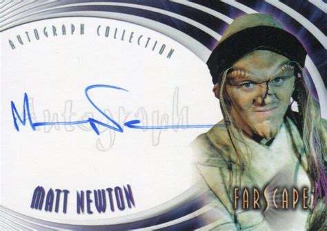 Farscape Season 3 Matt Newton As Jothee Autograph Card A16 Ebay