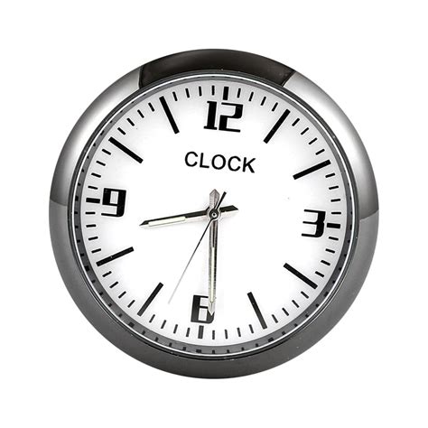 4-Inch Dashboard Fluorescent Clock, Mini Car Sticker Watch, Truck