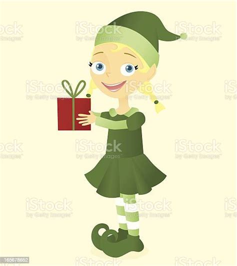 Girl Elf With T Stock Illustration Download Image Now Blond Hair