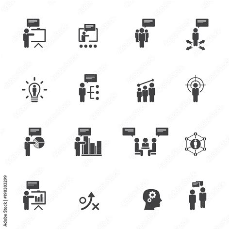 Business Training Icons