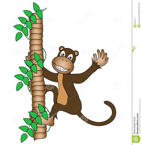 Monkey In A Tree Clipart | Free download on ClipArtMag