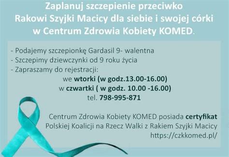 Zaplanuj Szczepienie Przeciwko Rakowi Szyjki Macicy Centrum Zdrowia