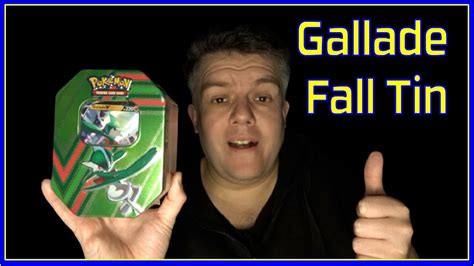 Pokemon Gallade Fall Tin Youtube