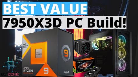 The Best Value Ryzen 9 7950x3D PC Build RTX 4070 Ti SUPER Deepcool