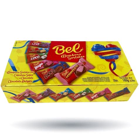 Caixa De Chocolate Bombom Sortidos 180g - Bel - Melhora o Preço