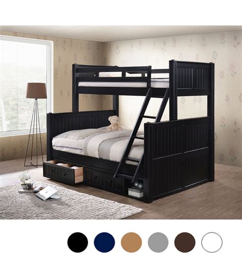 Xl Twin Over Xl Full Bunk Bed Trundle Storage Dillon