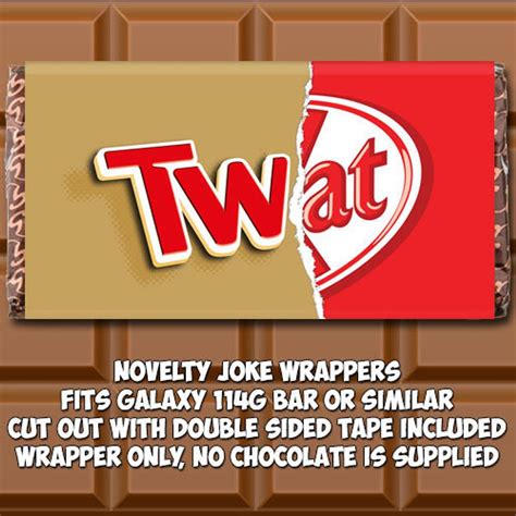 Funny Chocolate Bar Wrappers Tresooth Holiday Barnsu