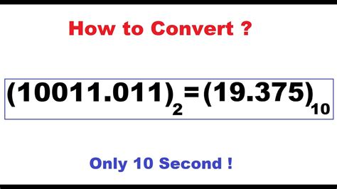 How To Convert Binary Number Into Decimal Number Decimal To Binary