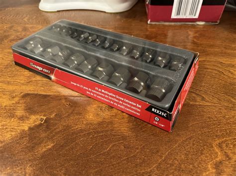 Brand New Snap On Screw Extractor Set Rex C Ebay